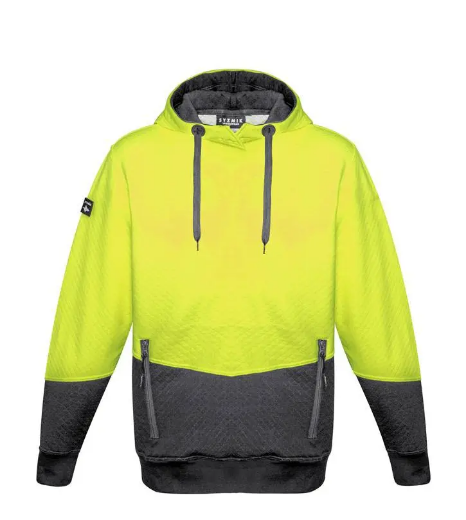 Picture of Syzmik, Unisex Hi Vis Textured Jacquard Hoodie